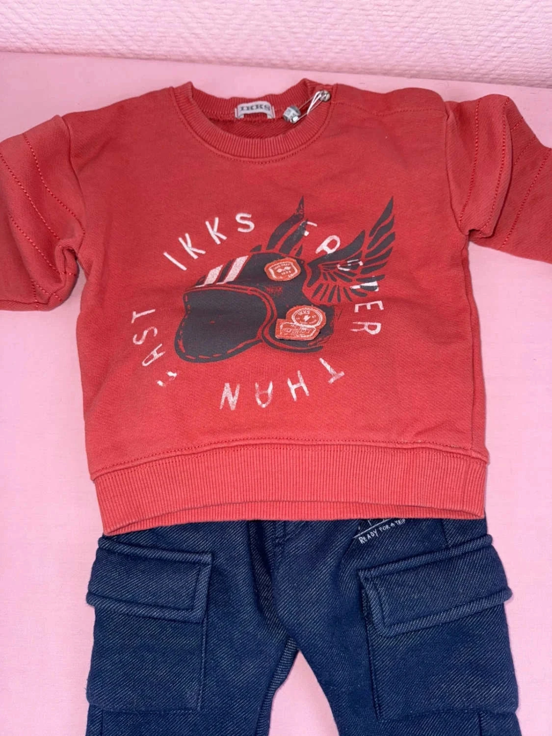 IKKS boy's set size 12 months clean – photo 4